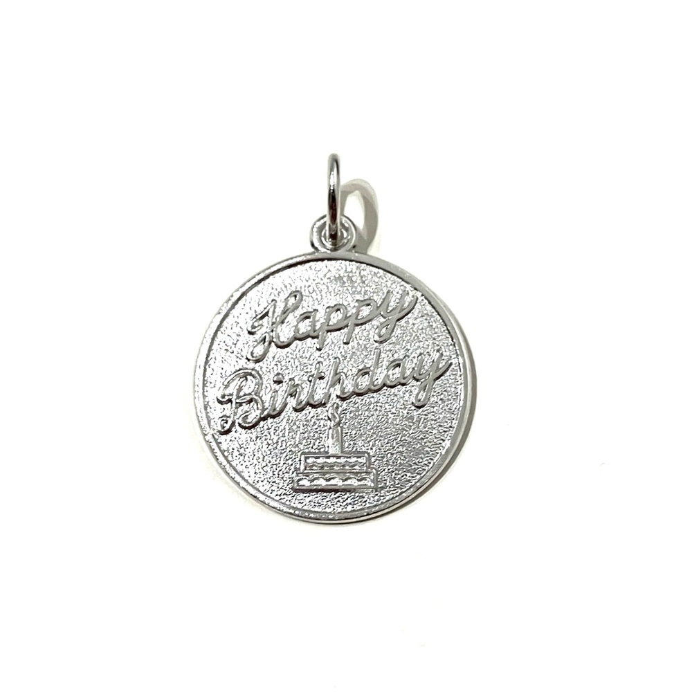 Sterling Silver Happy Birthday Charm
